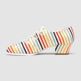 Clementine Vintage Ghillie Shoes (Multi-Stripe)