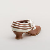 Bernadette Edwardian Oxfords (Tan/Ivory)