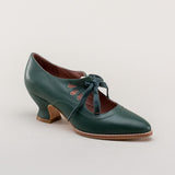 Gibson Edwardian Leather Shoes (Green)