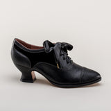 Lucille Edwardian Oxfords (Black/Black)
