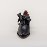 Lucille Edwardian Oxfords (Black/Black)