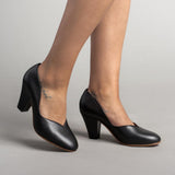 Marilyn 1940s Pumps (Black)